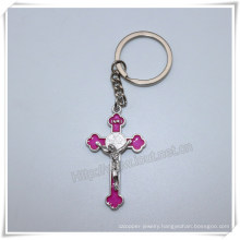 Wholesale Cross Alloy Metal Key Chain Personalized Religious Cross Key Chain (IO-ck106)